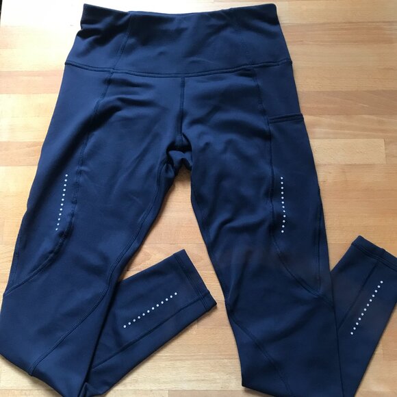Sweaty Betty Eco Therma Full Length Navy Blue Leggings SB6783 Size Small 4-6 - Picture 15 of 15